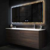 LED Spiegel Rechteckig | Touch-Schalter | Anti-Beschlag-Funktion | Einstellbare Farbtemperatur - Reyze Seria Edge Model 3